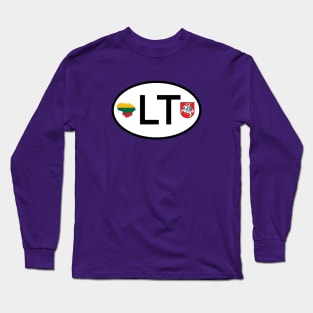 Lithuania car country code Long Sleeve T-Shirt